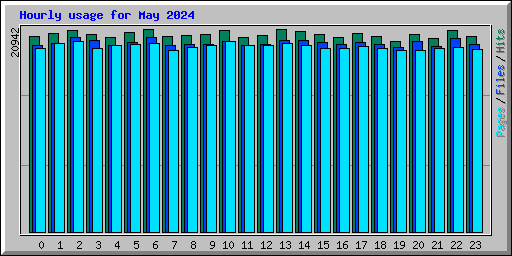 Hourly usage for May 2024