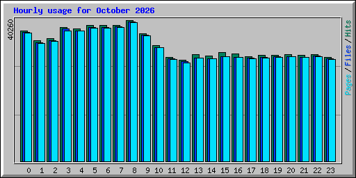 Hourly usage for October 2026